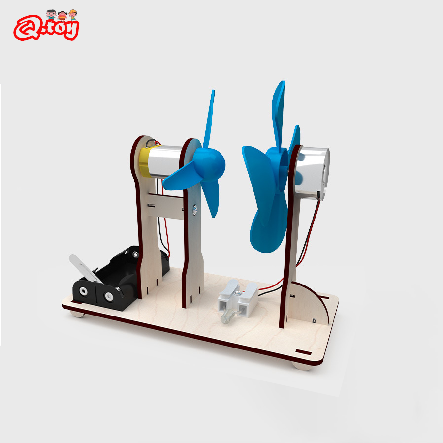 Science Project Kit - DIY 風力発電機モデル STEM Technologia 科学おもちゃ実験ツールキット学習教育教材子供のため