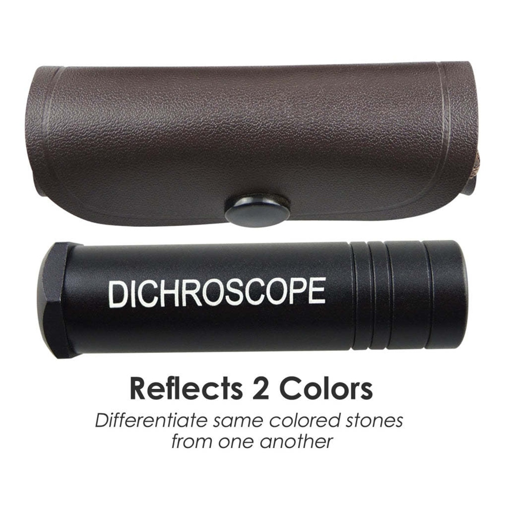 Spectroscope Handheld - ABFKW 宝石方解石二色鏡三色宝石宝石宝石学検査 15 ミリメートル直径ヘビーハンドヘルド宝石分光器