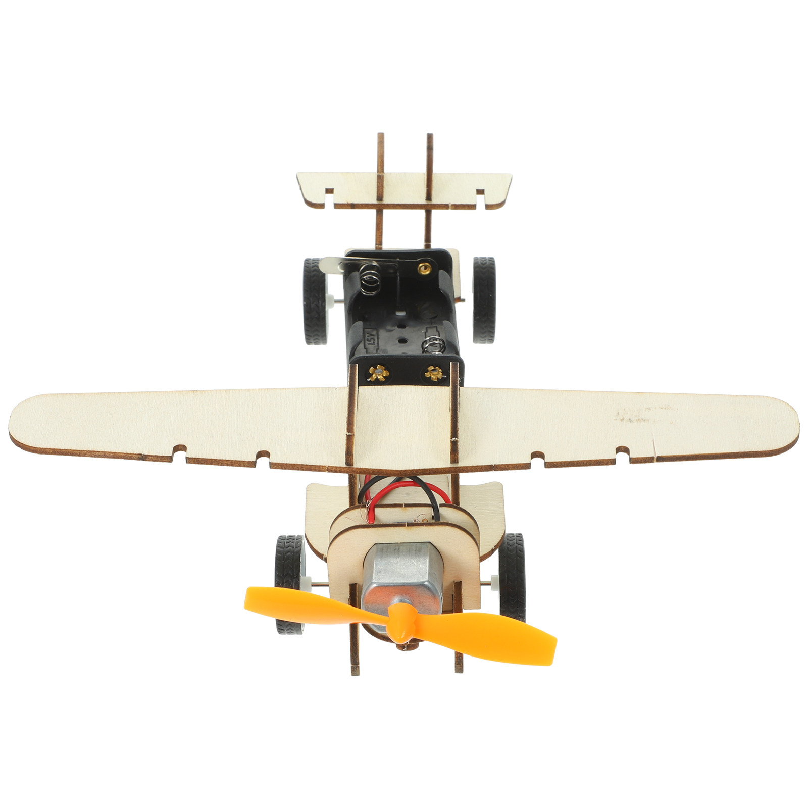 Science Project - 1セット木製グライダー飛行機DIY科学キット子供向けインタラクティブ物理学STEMプロジェクト教育組み立て工作学校用