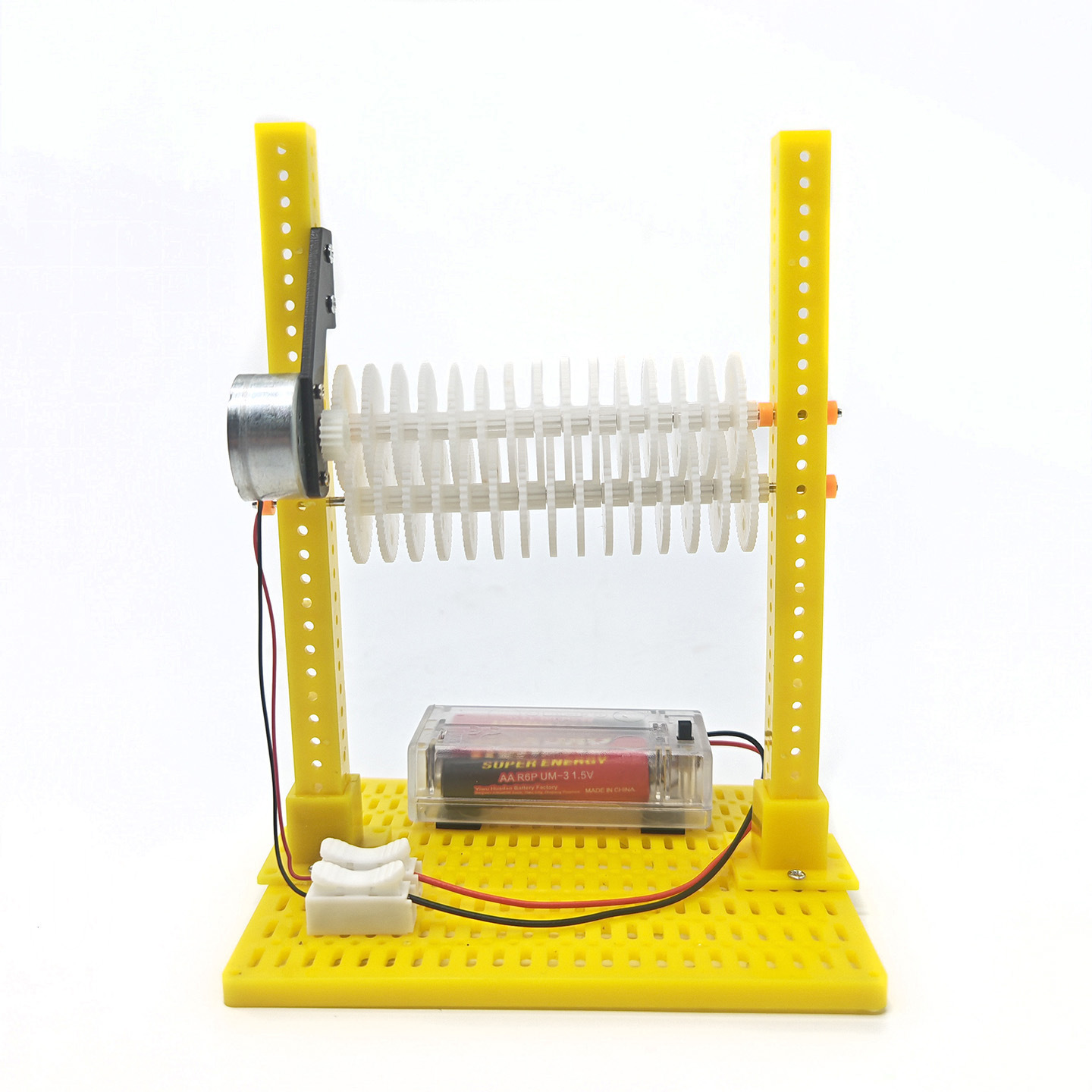 Science Project - キッズパズルギアーズ No. 科学技術DIY STEM手作りプロジェクト組み立て玩具創造的な科学実験材料キット