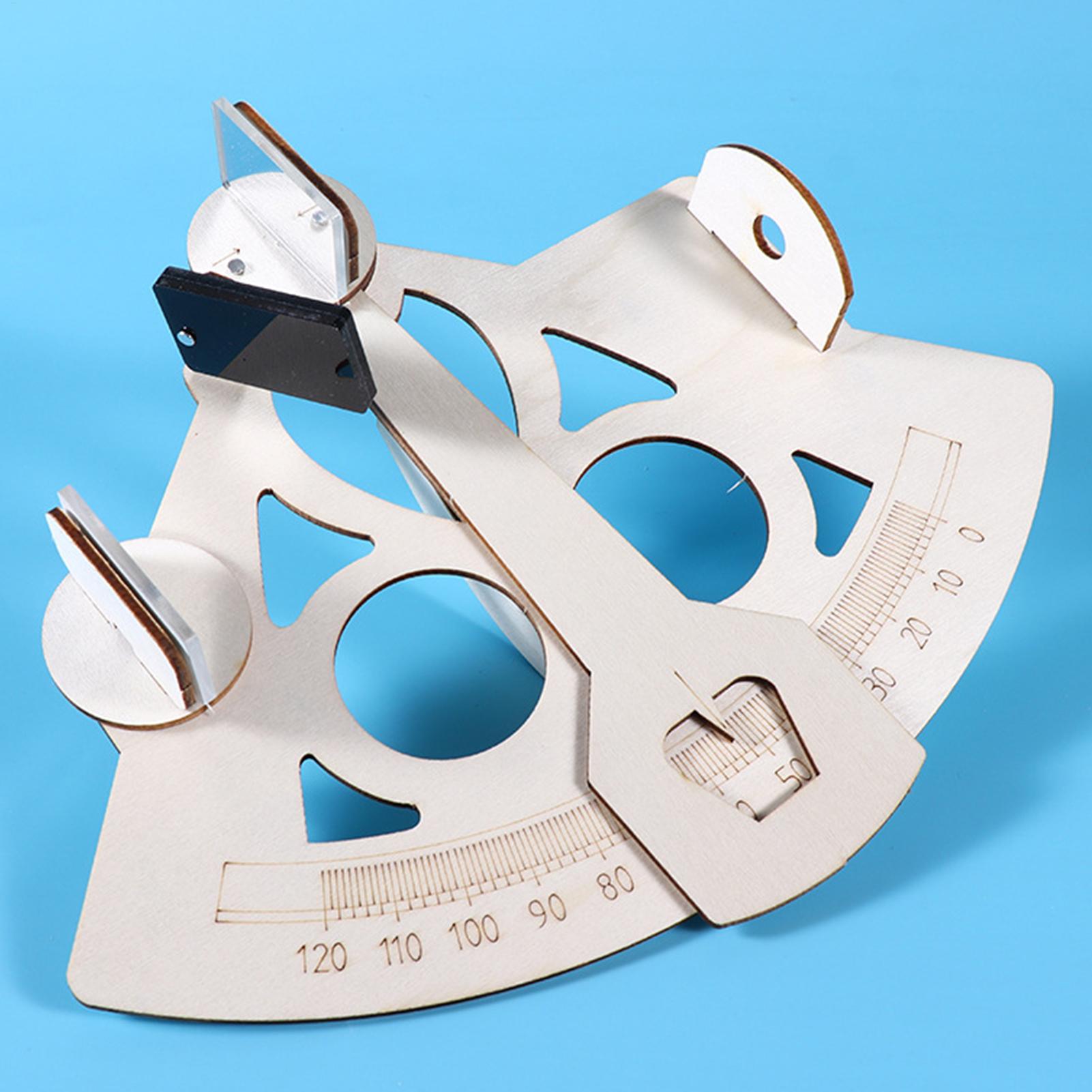 Science Max - 木製 DIY セーラーセクスタンツモデル航海ツール科学キット教育玩具子供のための実験学習装飾グッズ