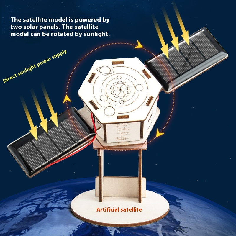 DIY 太陽光発電衛星人工組み立てキット 子供 学生 科学教 - Science Project のレビューと価格