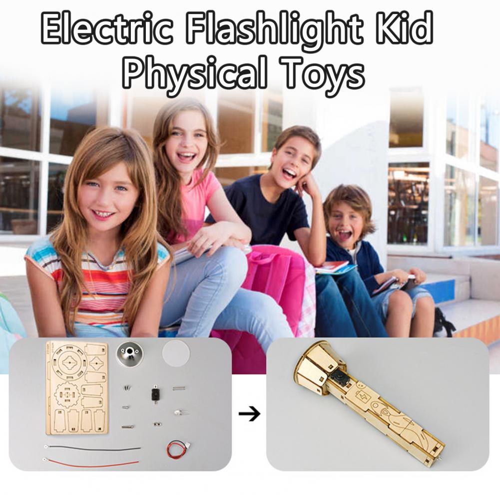 木製DIY懐中電灯パズルキット STEM教育用手作り組み立て - Science Project Kit のレビューと価格