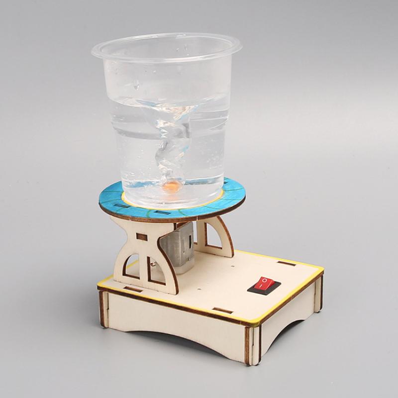 1 セット水トルネードスワールメーカー木製パズルノベルティ科 - Science Project のレビューと価格