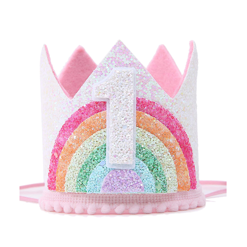 フェルトレインボーテーマ誕生日パーティークラウン 1st 2 - Science Of Happiness のレビューと価格