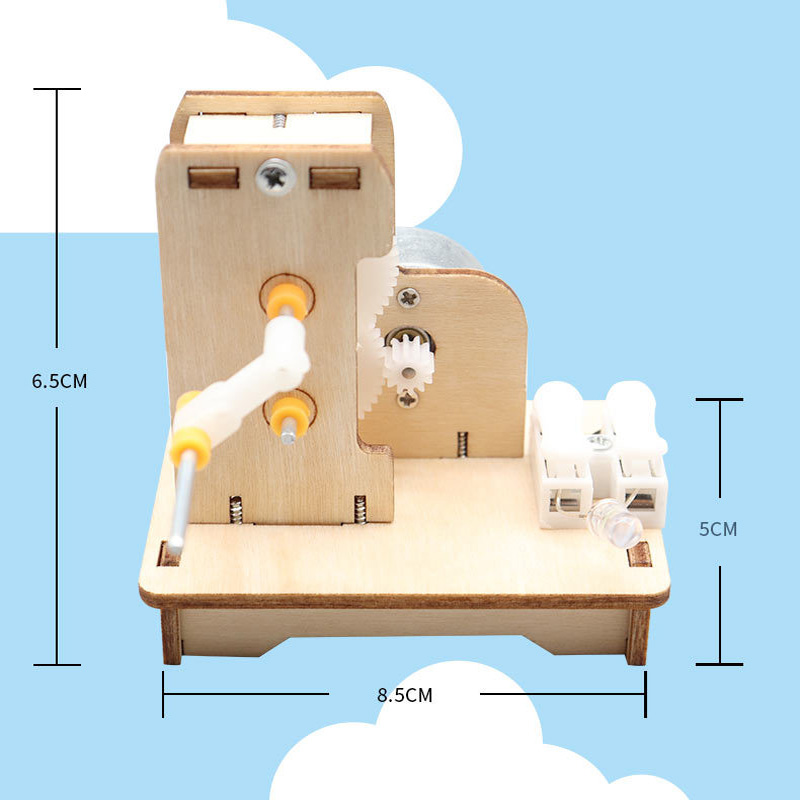 DIY ミニハンドジェネレーター DIY 科学実験キット & - Science Max のレビューと価格