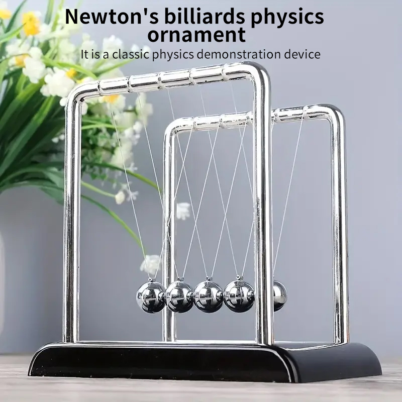 ニュートン振り子バランスボール、スタイリッシュなデスクの装飾 - Newton Cradle Large のレビューと価格