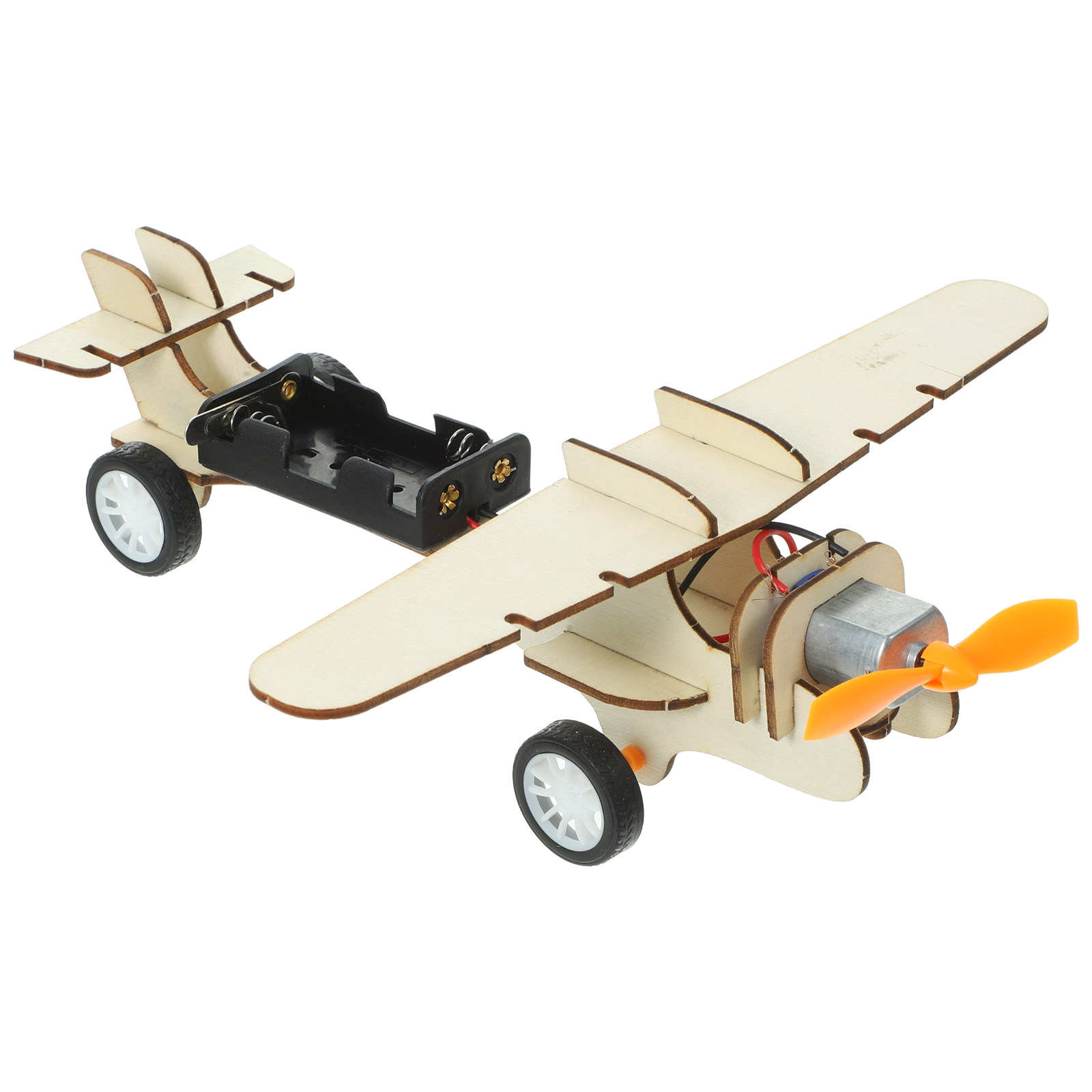 1セット木製グライダー飛行機DIY科学キット子供向けインタラ - Science Project のレビューと価格
