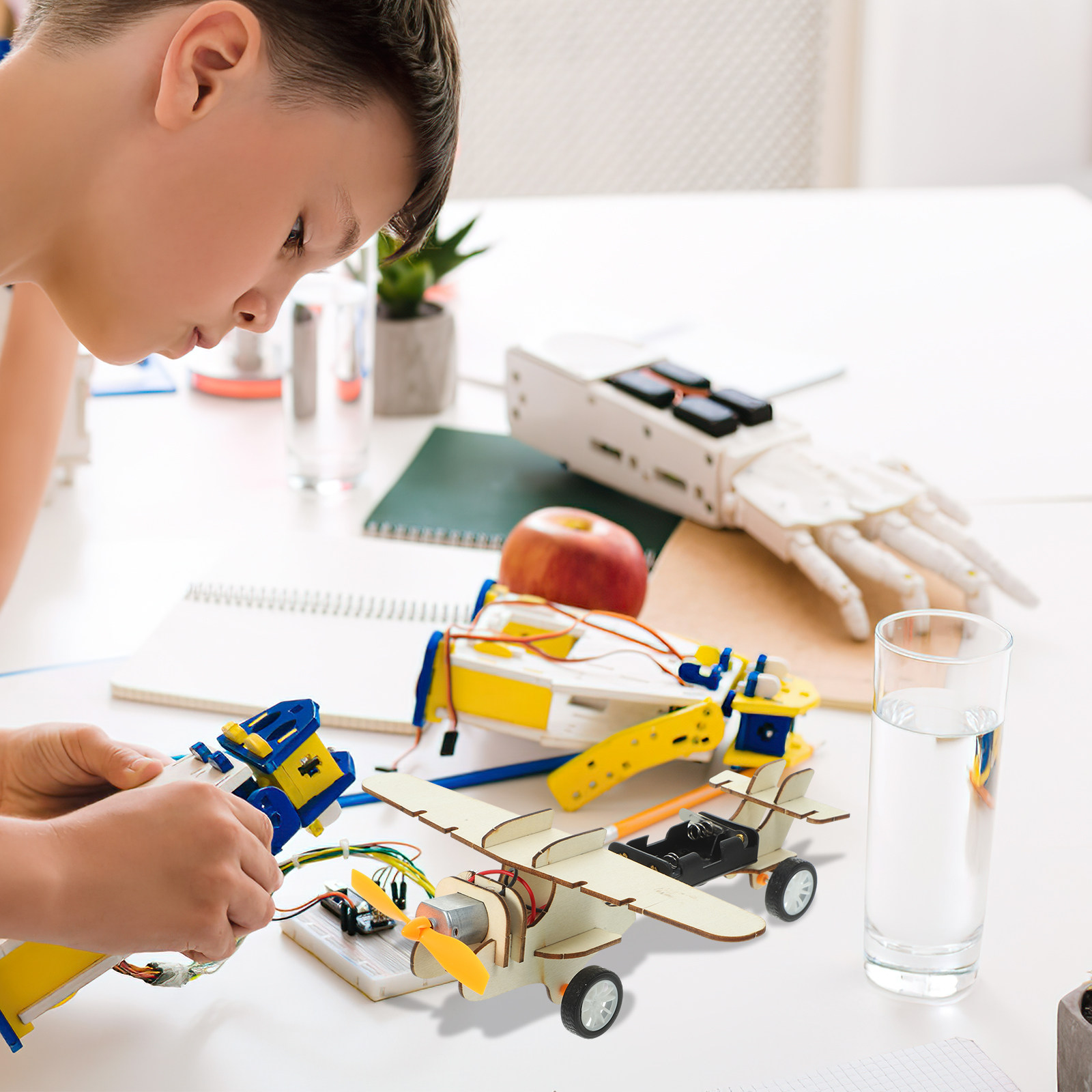 1セット木製グライダー飛行機DIY科学キット子供向けインタラ - Science Project のレビューと価格