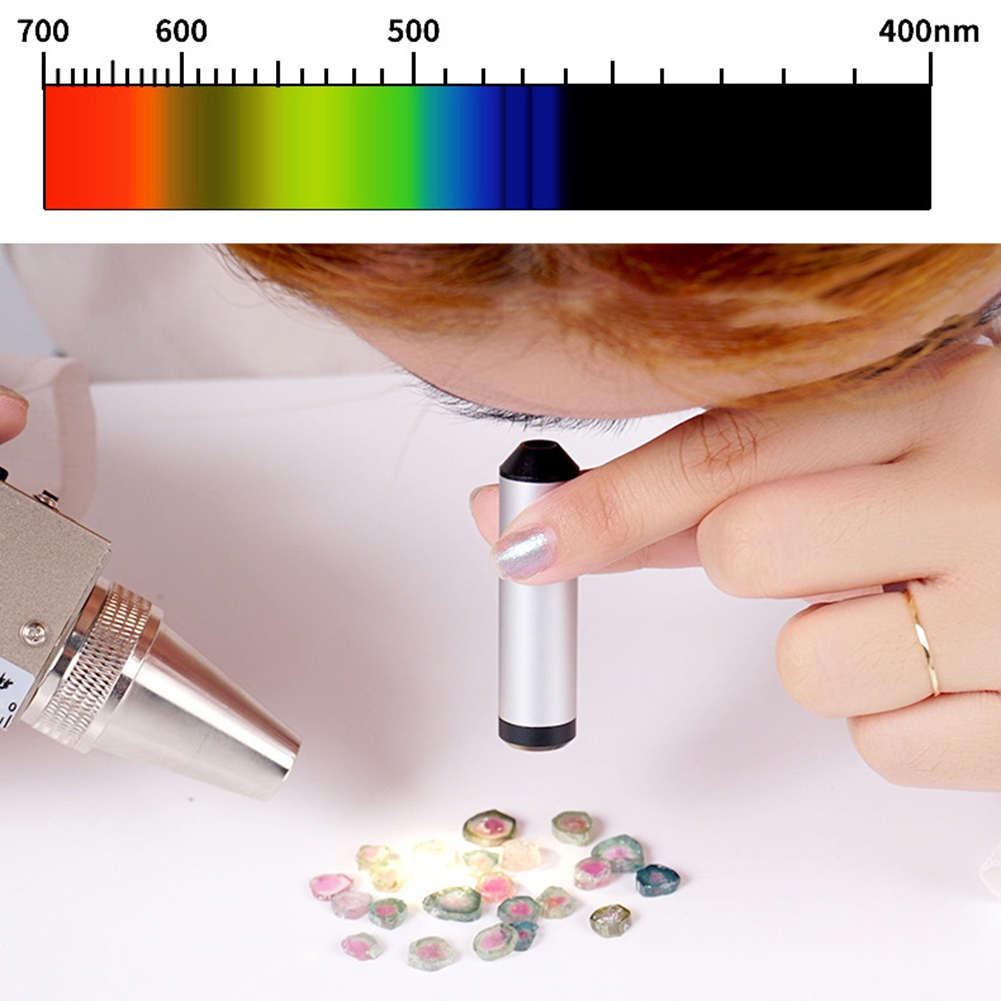 最新モデル小型回折分光鏡宝石宝石学55mm長さジュエリーテス - Spectroscope Handheld のレビューと価格