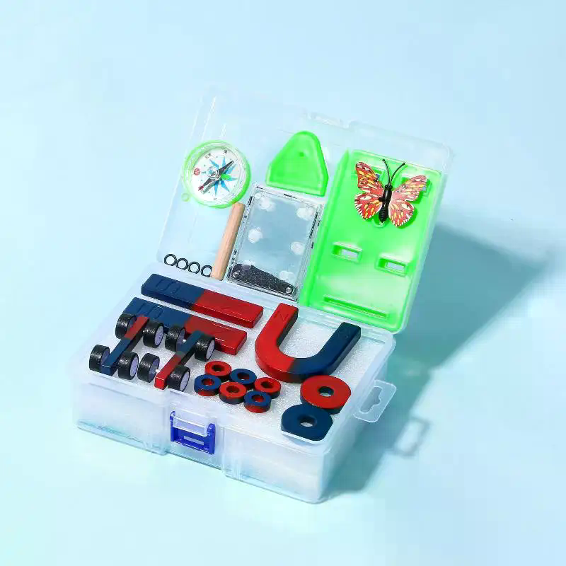 1セットの教育実験キット、棒状リング、馬蹄形、U字型の磁石と - Science Project のレビューと価格