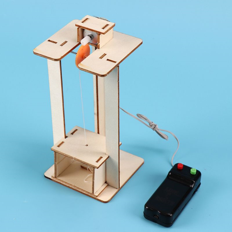 DIY 電動エレベーターリフトモデルパズルおもちゃ科学実験キ - Science Max のレビューと価格