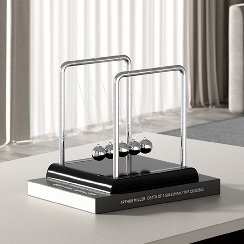 1PC スイング磁気ボール永久運動デスクおもちゃ物理科学デス - Newton Cradle Large のレビューと価格