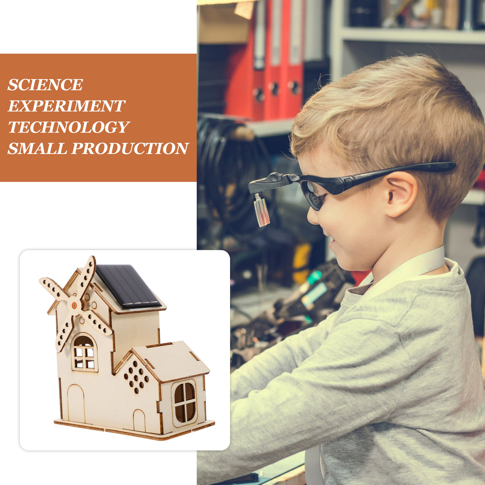 ソーラー風車組み立て科学キット 子供向け教育実験 STEMプ - Science Project のレビューと価格