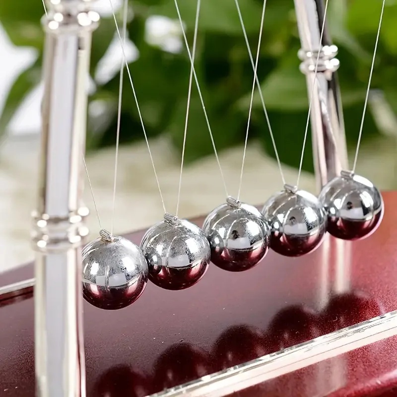 ニュートンクレイドルバランススチールボール、永久運動衝突振り - Newton Cradle Large のレビューと価格