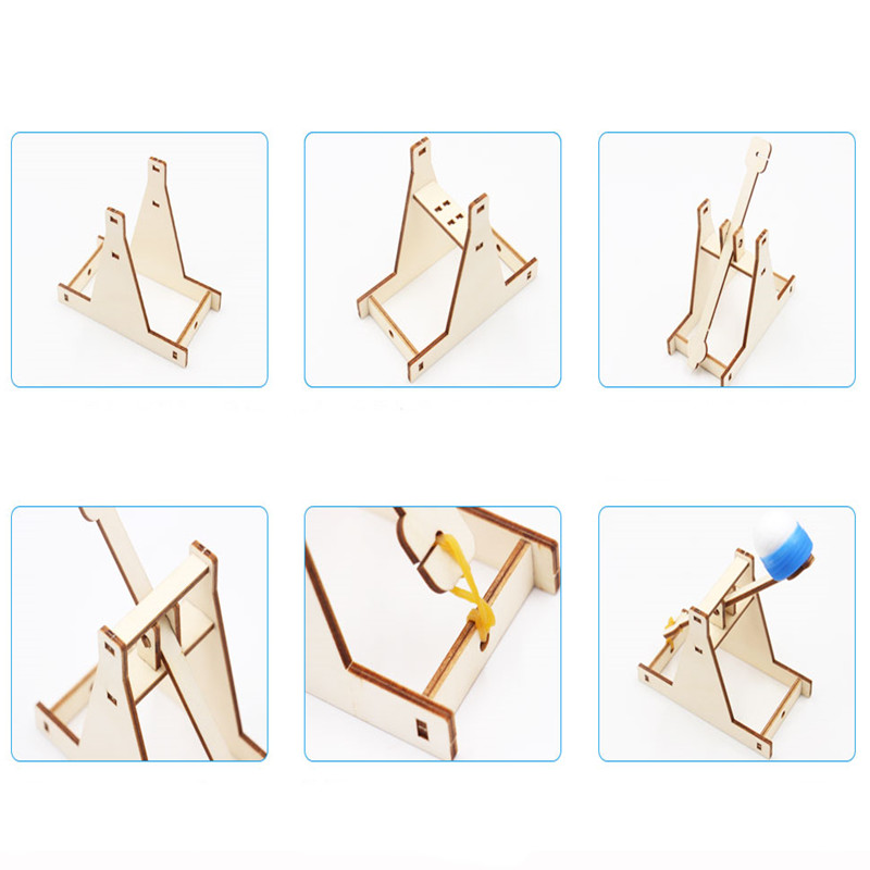 子供のパズル組み立てカタパルト模型玩具 DIY 創造的な科学 - Science And Invention のレビューと価格